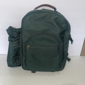 NEW Picnic At Ascot Original Picnic Backpack For 2 Green Wine Insulated Hiking